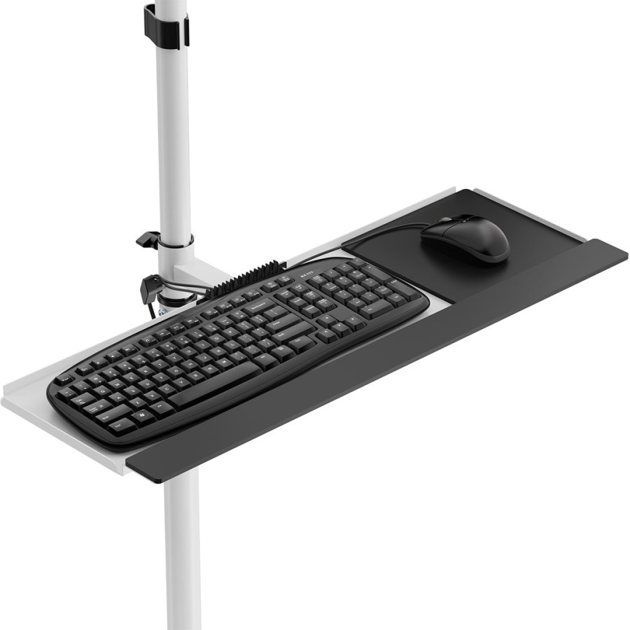Maclean professional stand trolley, mobil computerarbejdsstation p hjul, max 17-32, max 20 kg, MC-793 #9