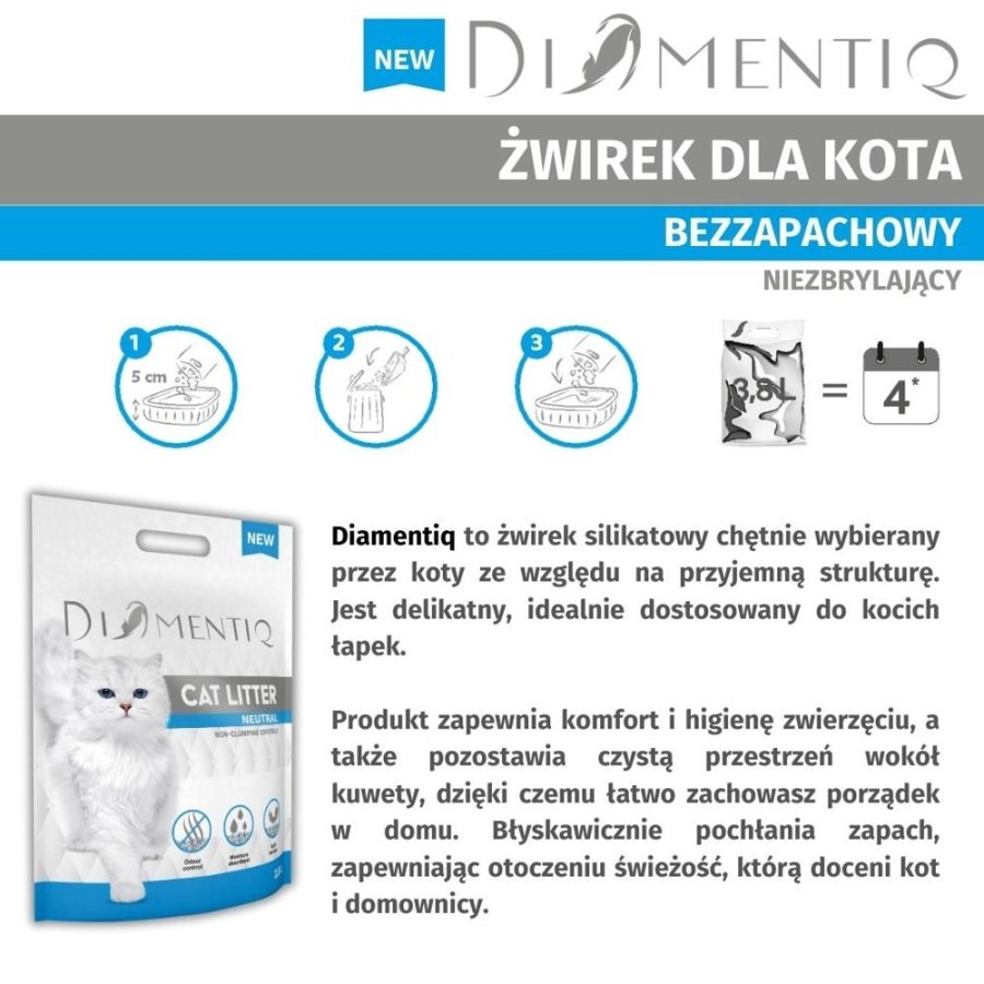 DIAMENTIQ Neutral - Kattegrus - 30 l #5