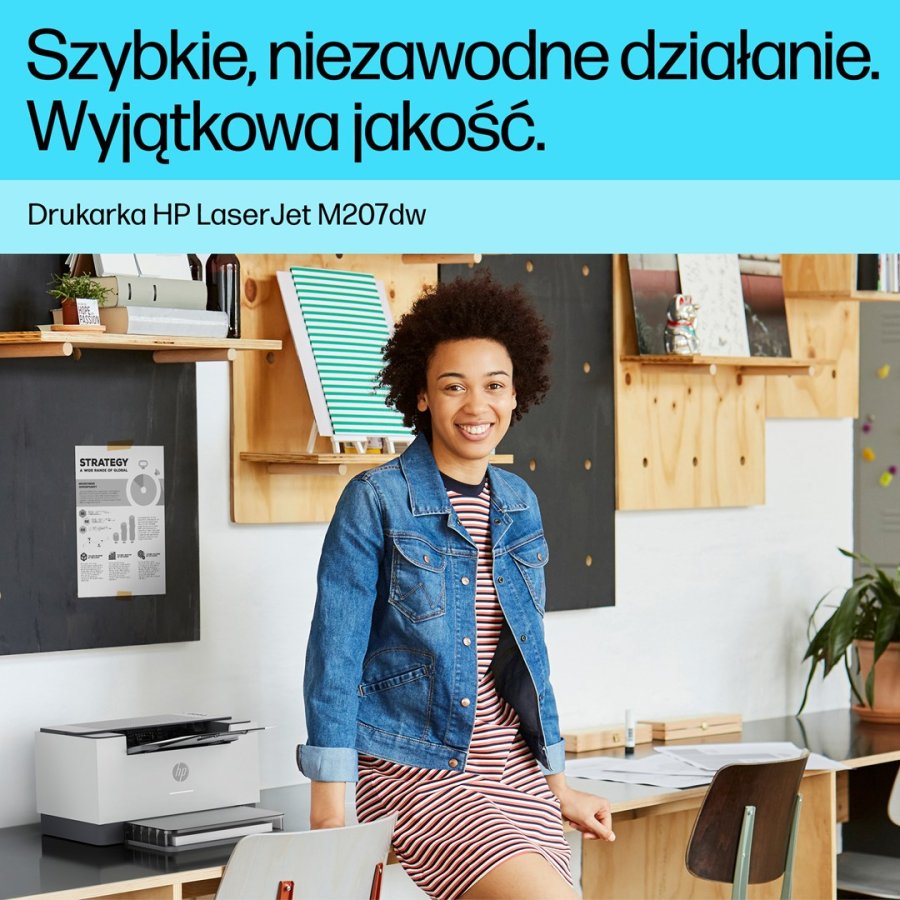 HP LaserJet M207dw Trdlst Sort og hvid Printer, Dupleks #7