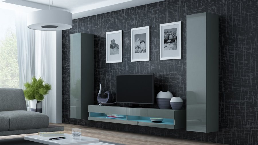 Cama RTVVIGO180N s/s TV stativ & underholdningscenter 2 hylder #3