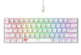 Havit KB903L - gaming-tastatur (gennemsigtig hvid) #1