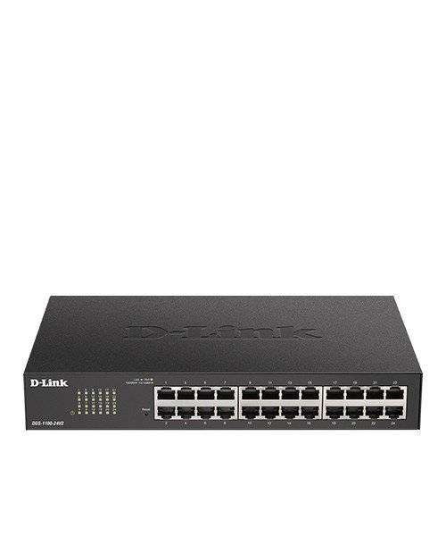 D-Link DGS-1100-24V2 netvrksswitch Administreret L2 Gigabit Ethernet (10/100/1000) 1U Sort #1