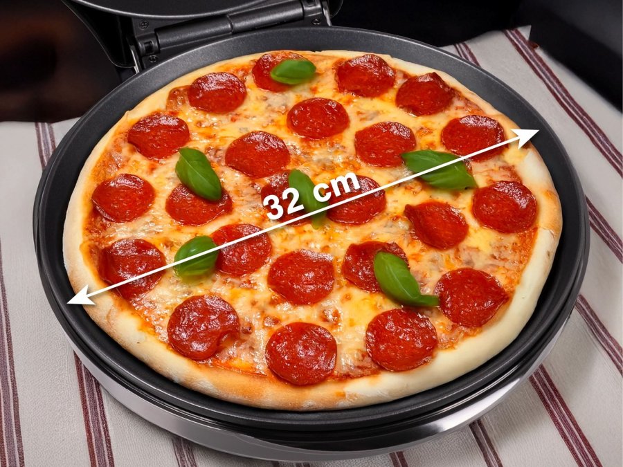 ELDOM ST1000 PIZZAMASKINE 1450W SORT #11