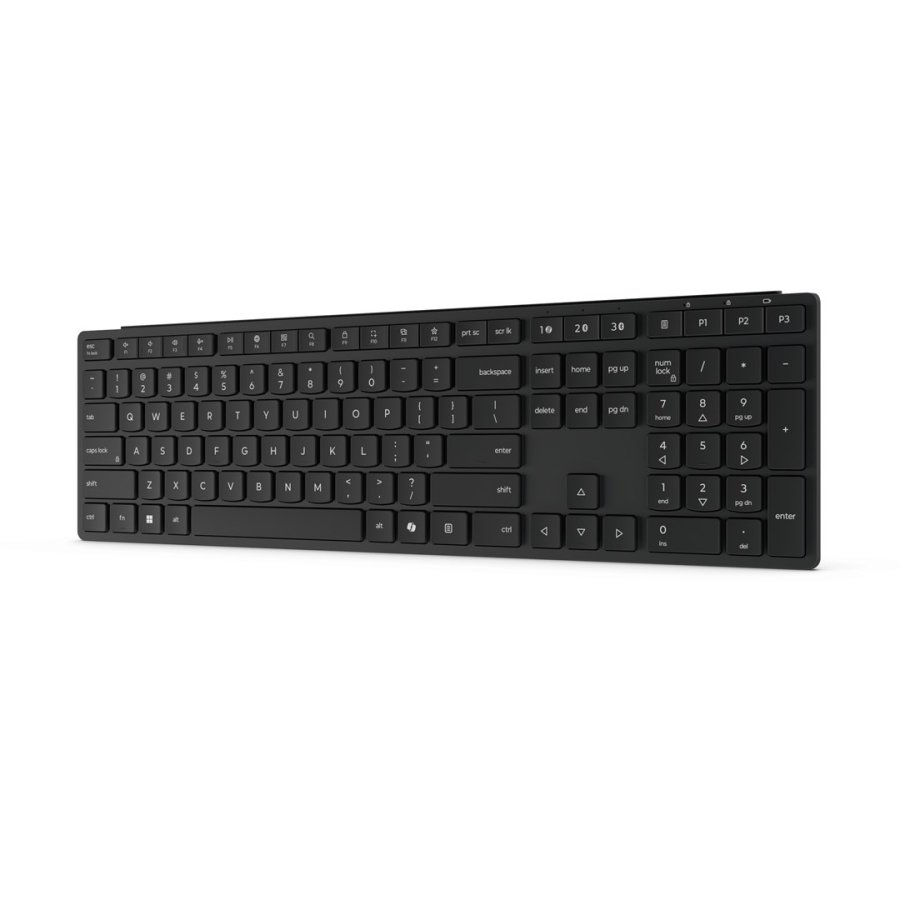 Lenovo Wireless Multi-Mode Pro 6000 tastatur Hjemme/kontor RF tr�dl�s + Bluetooth QWERTY US engelsk Sort #2