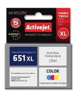 Activejet AH-651CRX blk (erstatning HP 651 C2P11AE; Premium; 18 ml; farve) #1