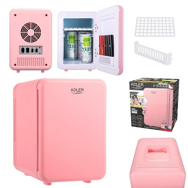 Adler | AD 8084 | Mini Refrigerator | Free standing | Larder | Height 27 cm | Fridge net capacity 4 L | Pink #11