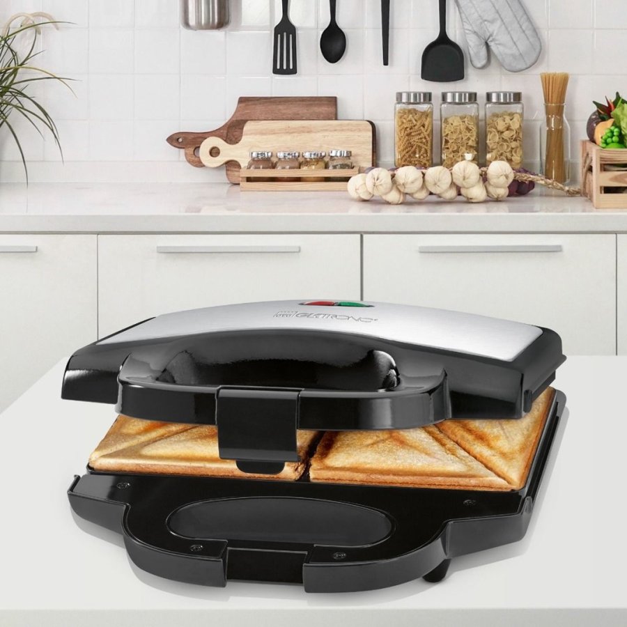 Clatronic ST 3778 sandwichtoaster 750 W Sort, Rustfrit stl #3
