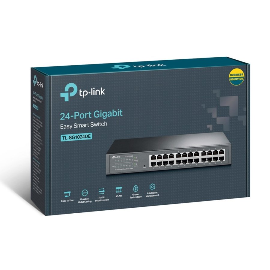 TP-Link TL-SG1024DE netv�rksswitch Administreret L2 Gigabit Ethernet (10/100/1000) Sort #4