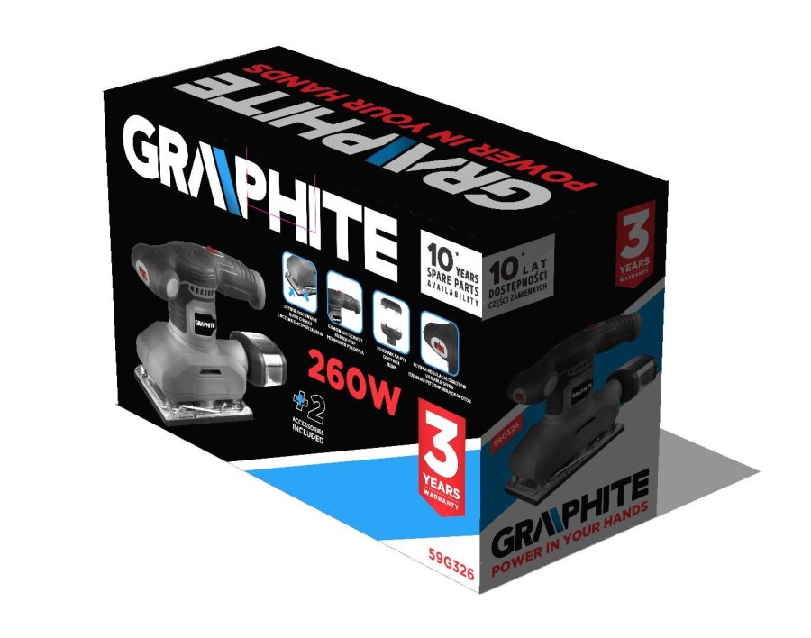 Graphite 59G326 bonemaskine og slibemaskine #3