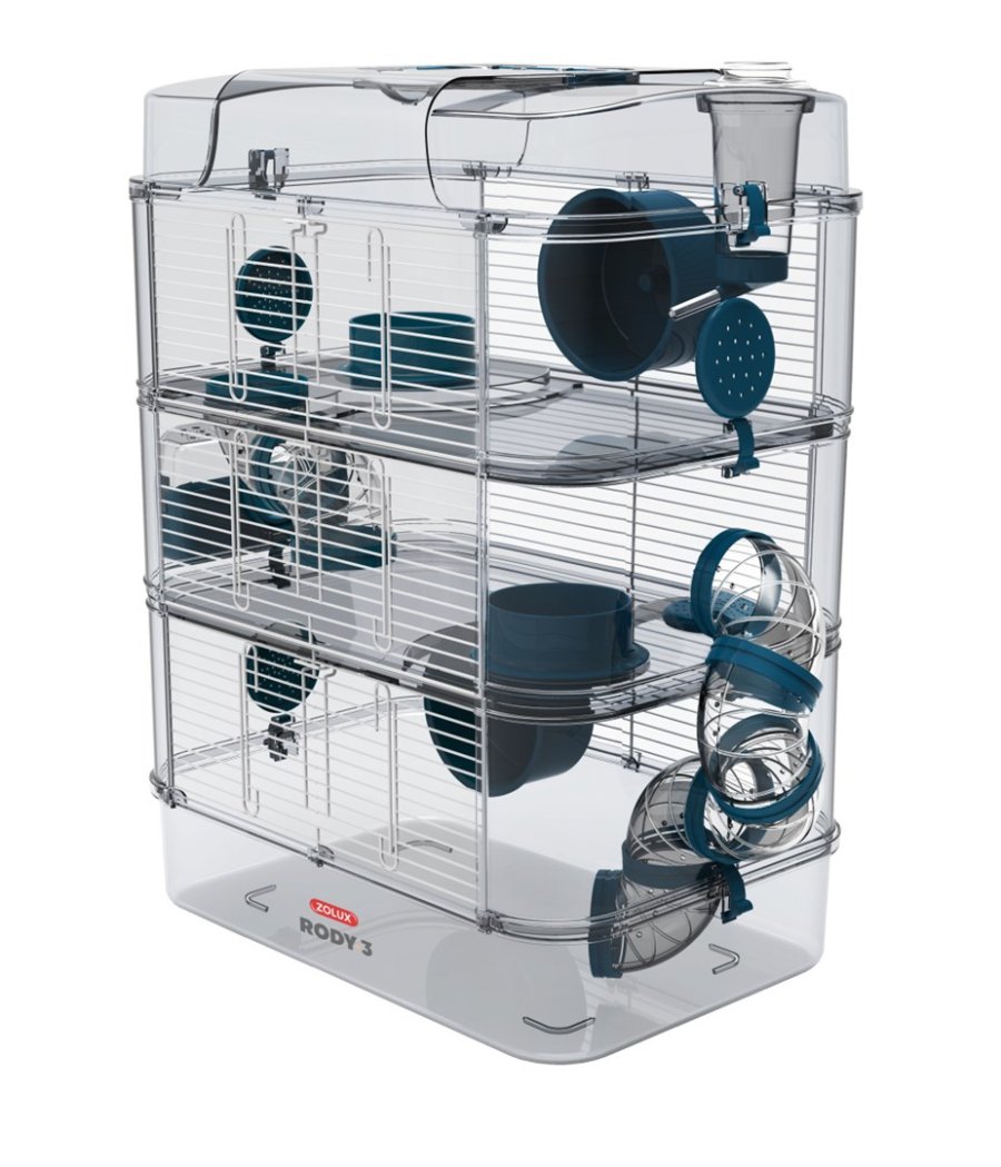 ZOLUX Rody3 Trio blue - bur til gnavere #1