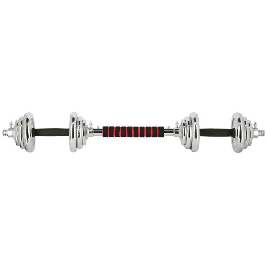 Farvede vgtstnger med vgtstangsfunktion i etui HMS SKC20 2 x 10 kg #23