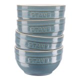 Staub Ceramique Sklst 0,4 L Rund Keramisk Turkis 4 stk #1