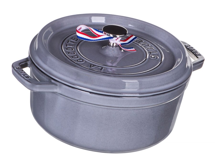STAUB Rund gryde af stbejern 40500-246-0 3,8 l grafit #3
