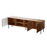 RTV JUNGLE kabinet 190x40.5x59.5 egetr wotan + sorte ben #3