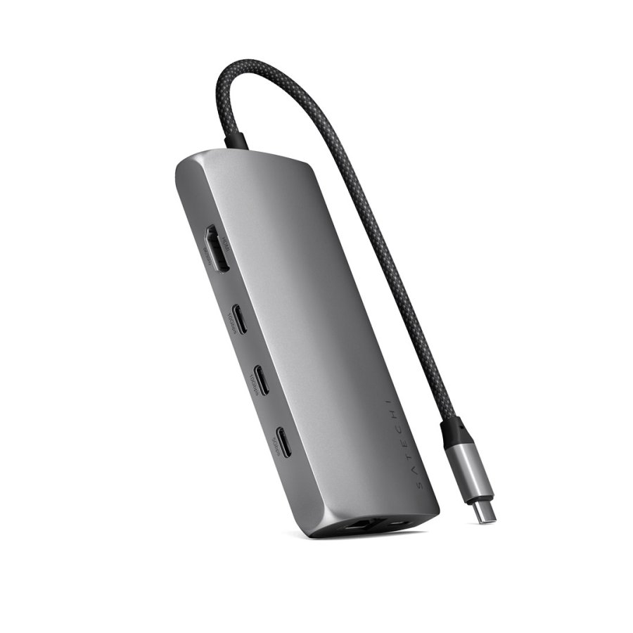 Satechi ST-P8KEM dockingstation Ledningsf�rt USB 3.2 Gen 1 (3.1 Gen 1) Type-C Gr� #1