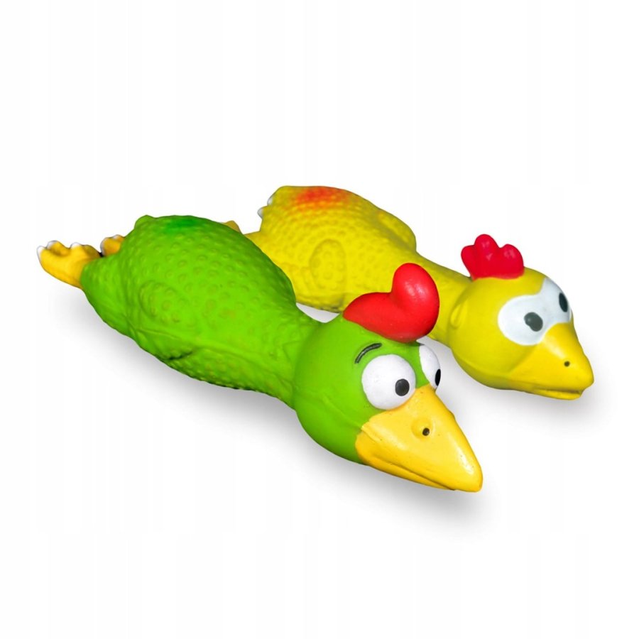 HILTON Chicken in Flight 18 cm hundelegetj i latex - 1 stk. #1