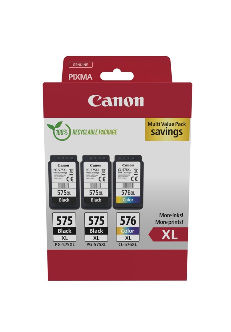 Canon 5437C004 blkpatron 3 stk Original Hjt (XL) udbytte Sort, Bl, Magenta, Gul #3