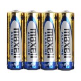 Maxell ALKALINE LR06 LR6 AA-alkalibatterier, 4 stk., 1,5 V, i folie #1