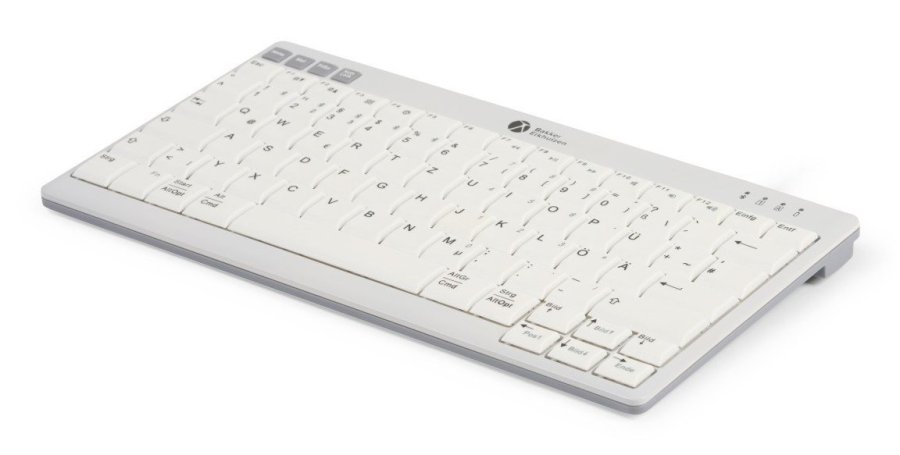 BakkerElkhuizen UltraBoard 950 V2 tastatur Hjem USB + Bluetooth QWERTY UK engelsk M�rkegr�, Lys gr� #13