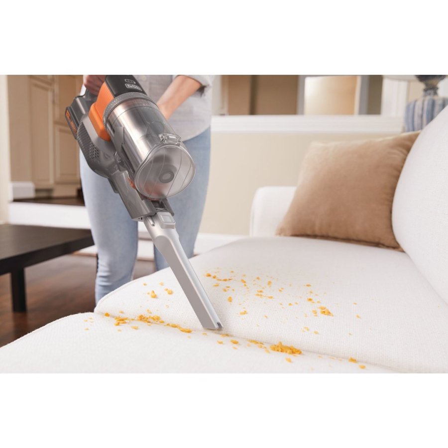 Black & Decker BHFEV182C-QW stav stvsuger & elektrisk kost 2-i-1 stangstvsuger Batteri Dry Posels Orange, Titanium 2 At #40
