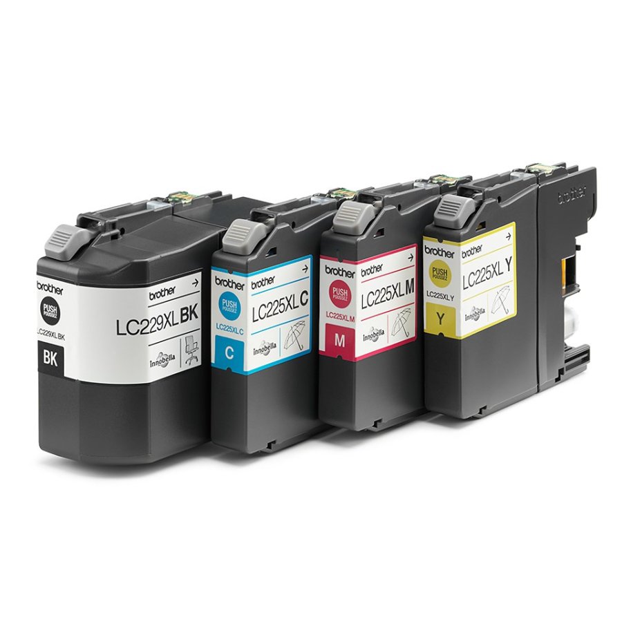 Brother LC229XLVALBPDR blkpatron 4 stk Original Sort, Bl, Magenta, Gul #4