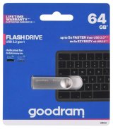 Goodram USB UNO3-0640S0R11 USB-ngle 64 GB USB Type-A 3.2 Gen 1 (3.1 Gen 1) Slv #1