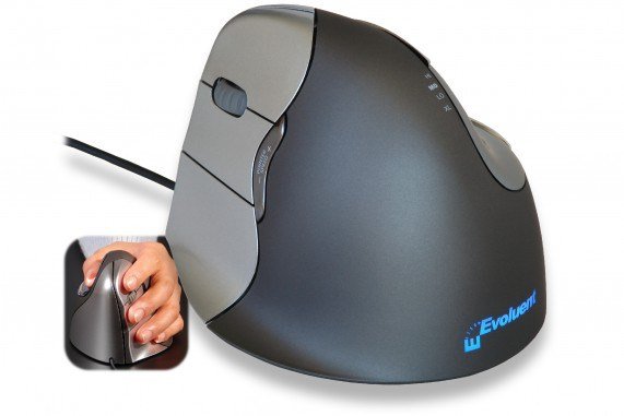 BakkerElkhuizen Evoluent4 mus Kontor H�jre h�nd Laser 2600 dpi #7