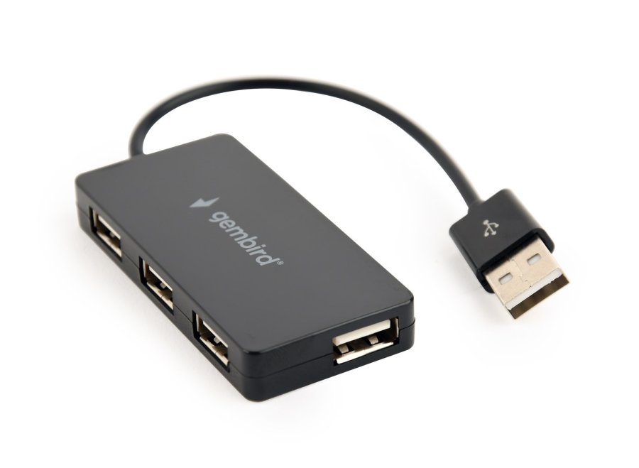 Gembird UHB-U2P4-04 interface hub USB 2.0 480 Mbit/s Sort #1