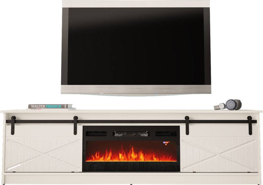 RTV GRANERO + pejseskab 200x56,7x35 hvid/blank hvid #2