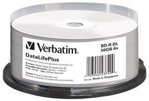 Verbatim DataLifePlus BD-R 50 GB 25 stk #1