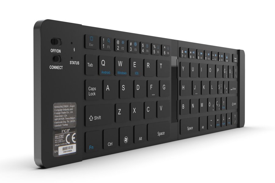 Inca IBK-579BT tastatur Hjem Bluetooth Metallic, S�lv #6