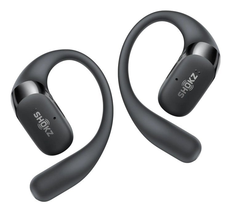 SHOKZ OpenFit 2 Hovedtelefoner Trdls rekrog Opkald/Musik/Sport/Hverdag Sort #1