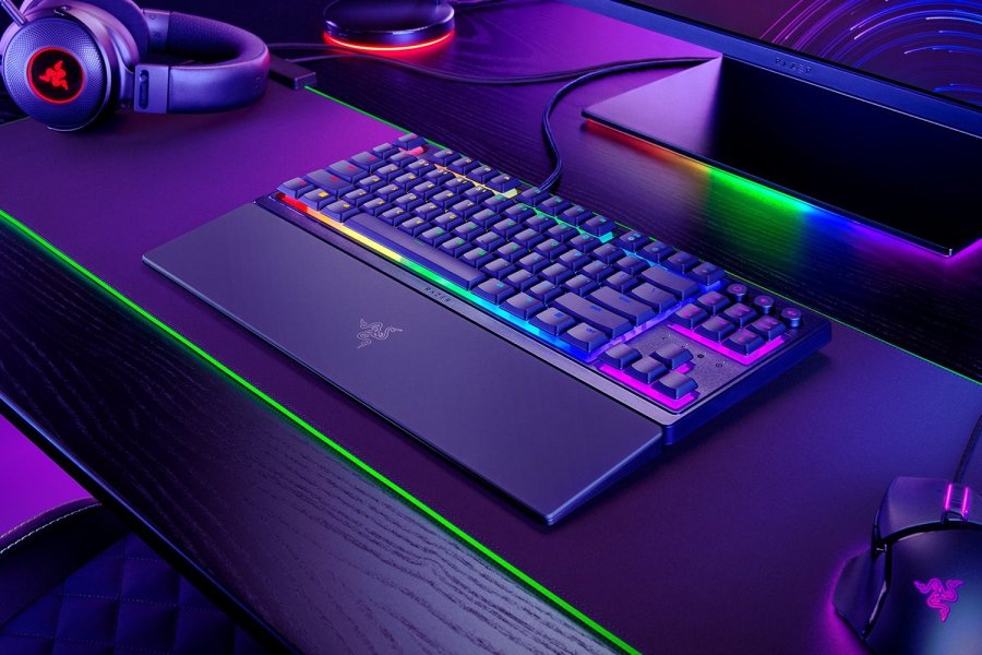 Razer Ornata V3 Tenkeyless tastatur Spil USB QWERTZ Sort #1