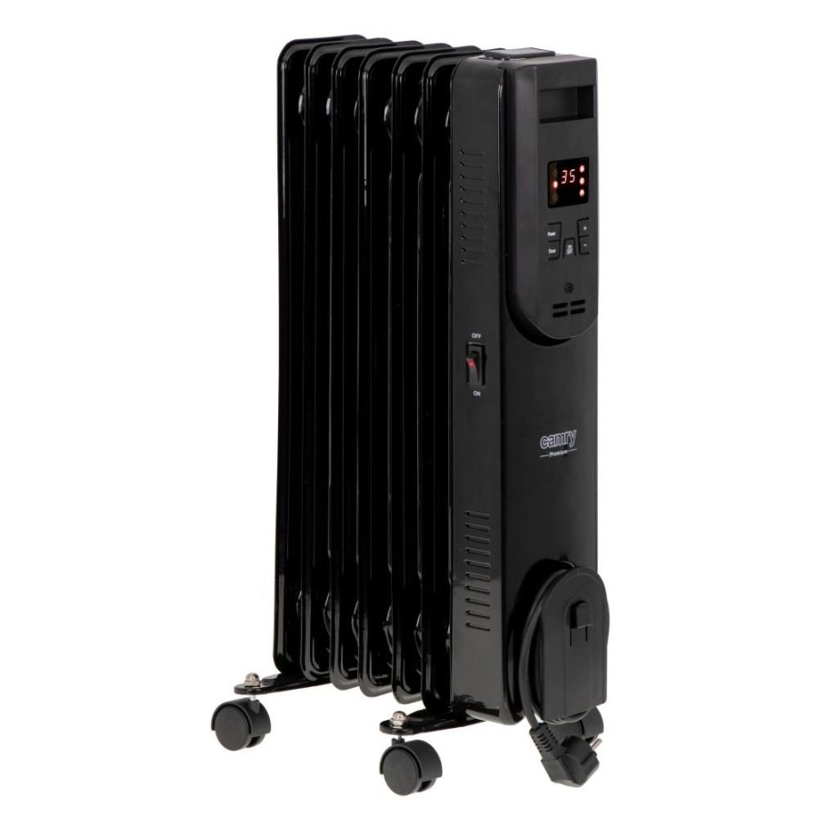 Elektrisk olievarmer med fjernbetjening CAMRY CR 7812, 7 finner, 1500 W sort #7