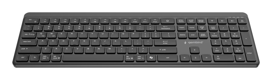 Gembird KB-WPS-03 tastatur Kontor RF tr�dl�s + Bluetooth QWERTY US International Sort #2
