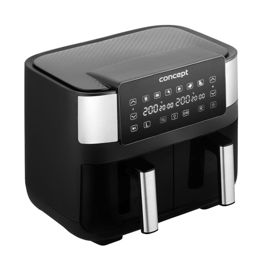 Air Fryer fedtfri dobbeltfryser 8L FR8000 Sort, Slv #19