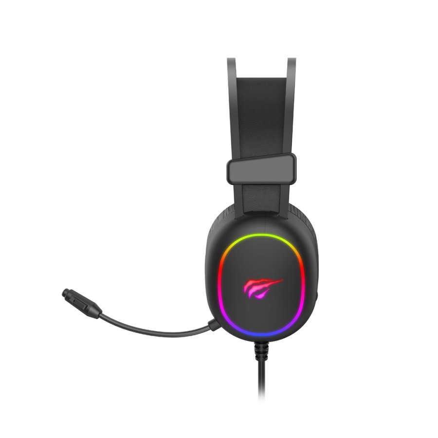 Havit GAMING HEADPHONE RGB BLACK 2016D Headset Ledningsfrt Spil Sort #2
