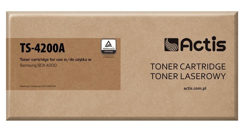 Actis Tonerpatron TS-4200A (erstatning Samsung SCX-D4200A; Standard; 3000 sider; sort) #1