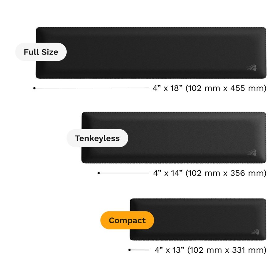 Glorious Gaming GLO-KB-ACC-WR-CLTH-65-75-BLK tilbehr til tastatur Keyboard palm rest #4
