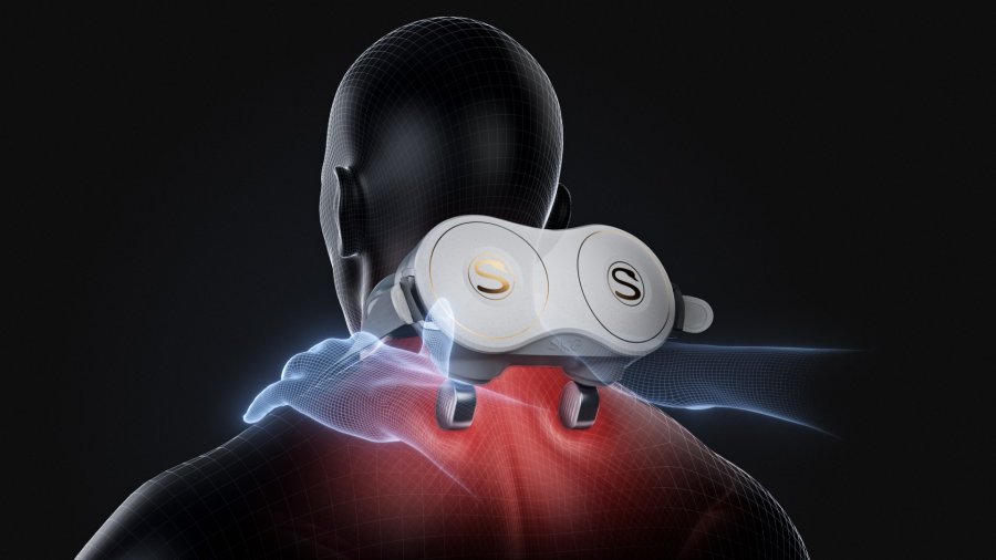 SKG H7-E massageapparat Nakke, Skuldre Hvid #9