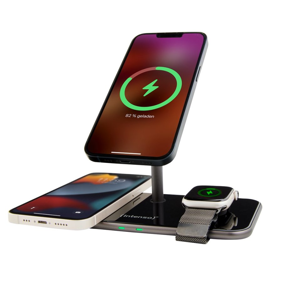 Intenso MB13 Hovedtelefoner, Smartphone, SmartWatch Sort USB Trdls opladning Hurtig opladning Indendrs #7