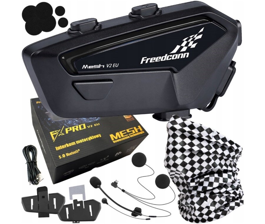 FreenConn FX Pro V2 EU MESH intercom til motorcykel #2