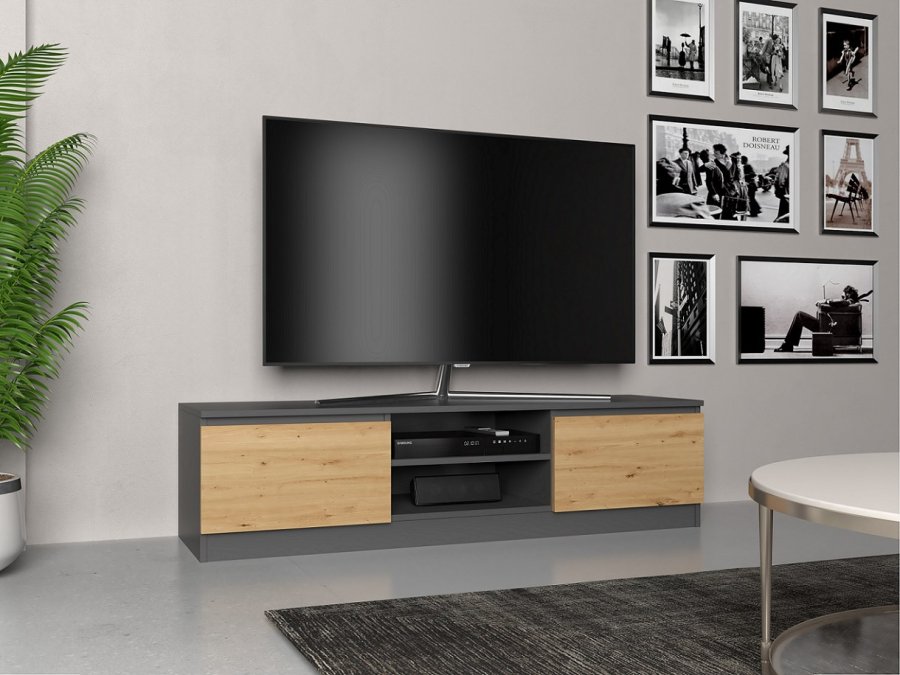 Topeshop RTV 140 ANTR/ARTIS TV stativ & underholdningscenter 2 hylder #3