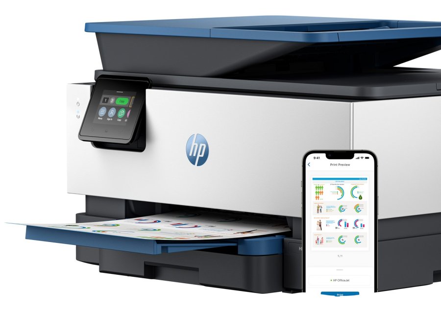 HP OfficeJet Pro 9125e Tr�dl�st All-in-One Farve Printer, Instant Ink; 2-sidet printning #11