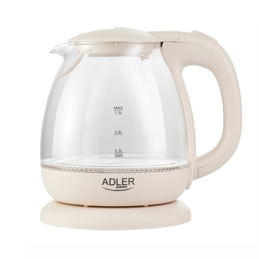 Adler AD 1283C elkedel 1 L 900 W Cremefarvet #3