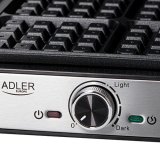 Adler AD 3083 vaffeljern 4 vafler 1800 W Sort, Slv #5