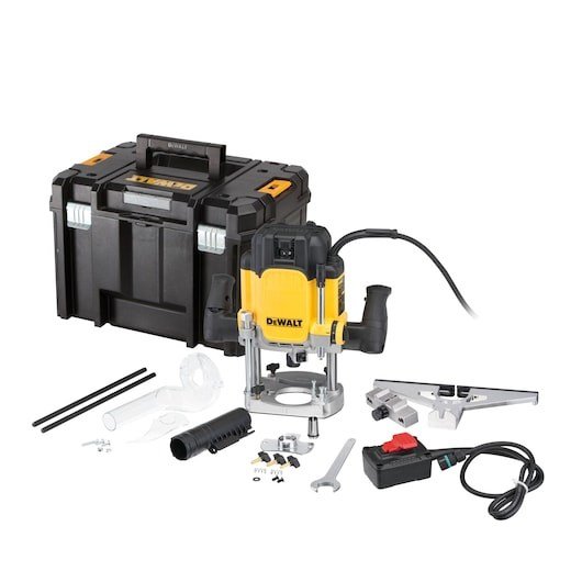 DeWALT DWE627KT-QS router og overfrser Sort, Gul 20000 rpm 2300 W #5