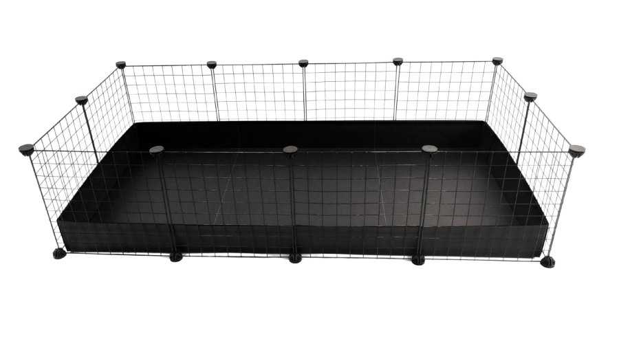 C&C Modulrt bur 4x2 145 x 75 cm sort #1