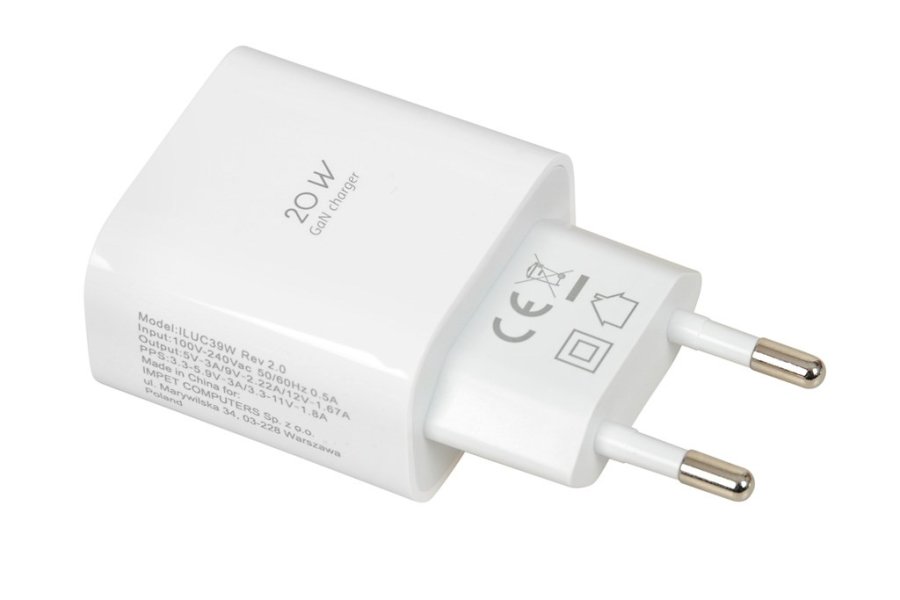 iBox ILUC39W oplader til mobil enhed Universel Hvid Vekselstrm Hurtig opladning Indendrs #7