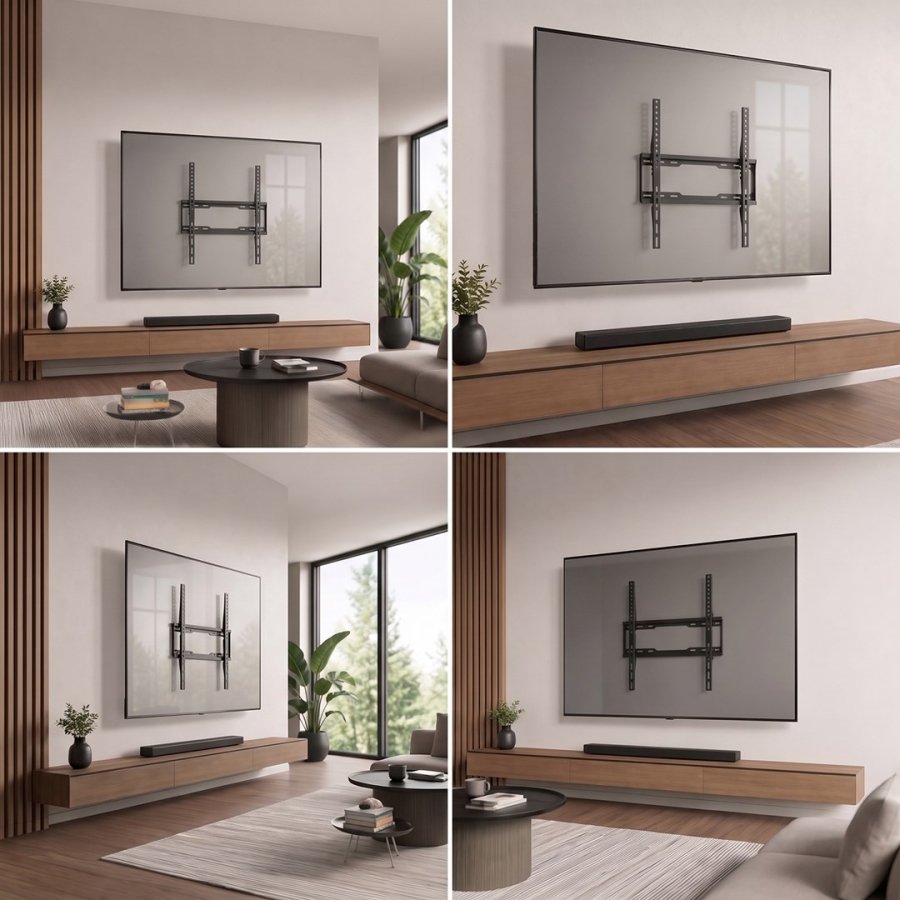 Maclean TV-beslag/oph�ng, maks. VESA 400x400, 32-75
